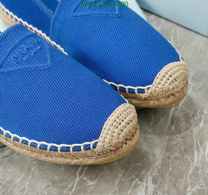 Prada Cotton Drill Espadrilles Blue 1S839M3Lkef0013F020 view 9