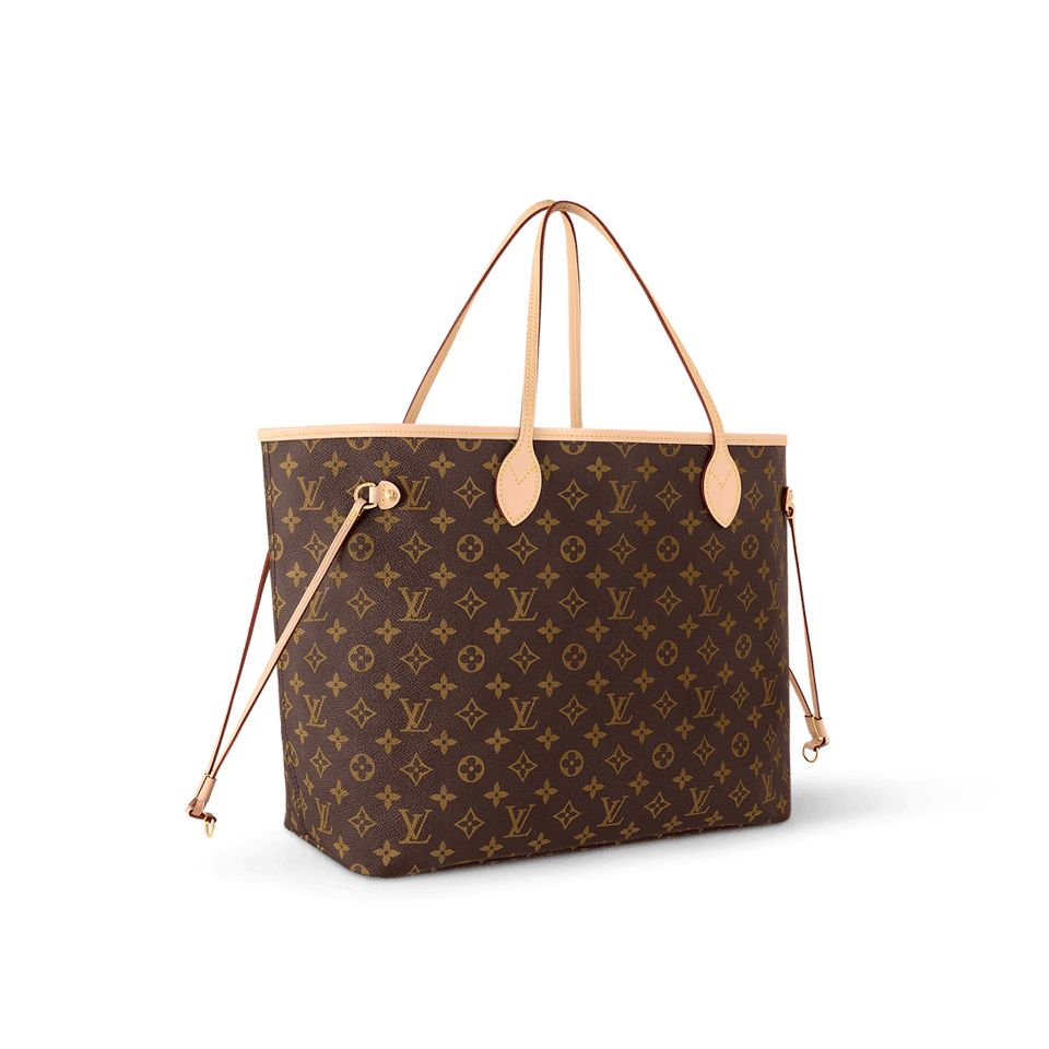 Louis Vuitton Neverfull GM Tote Bag Monogram Canvas Beige 39cm view 6