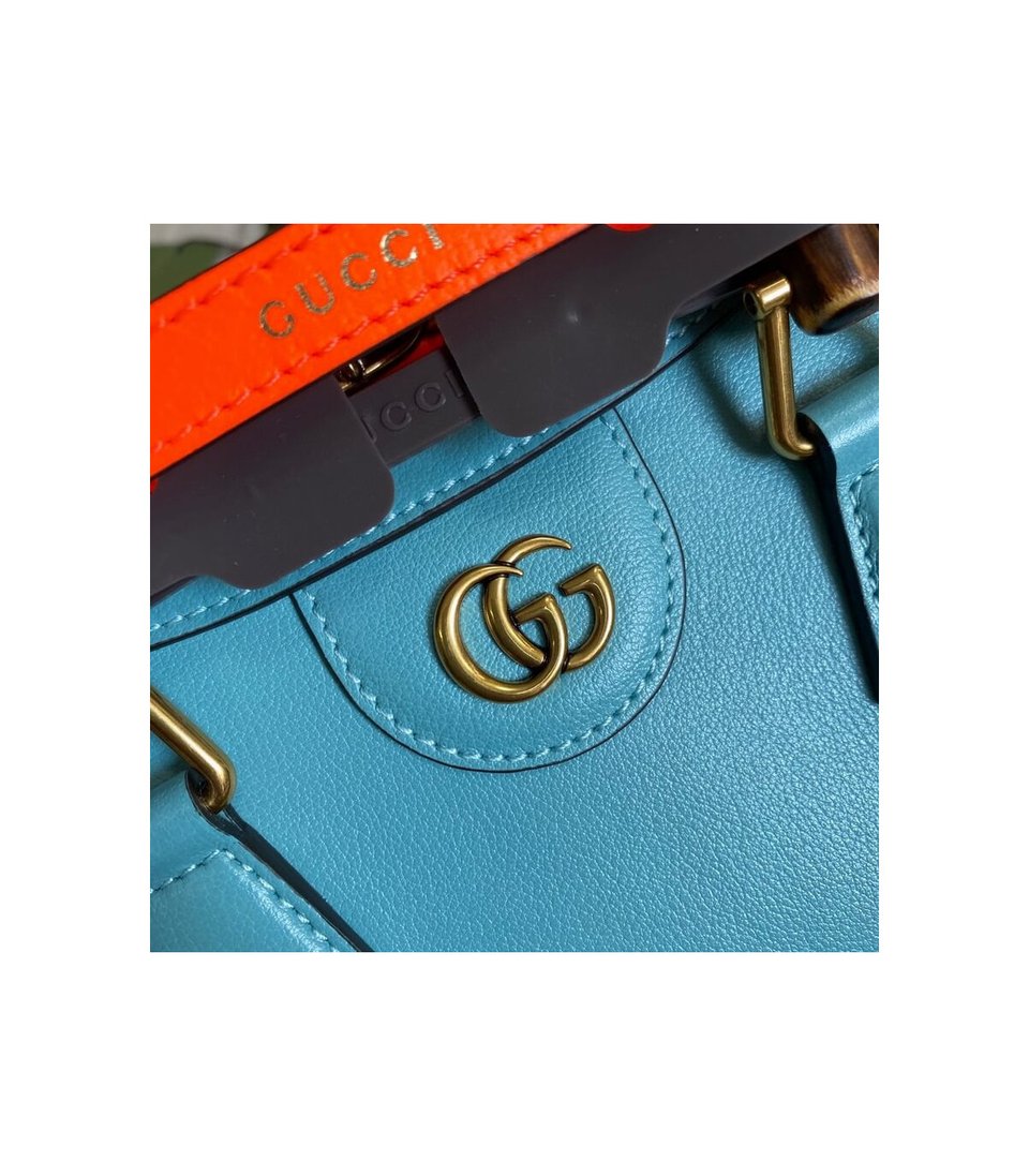 Gucci Diana Mini Tote Bag Brown view 3