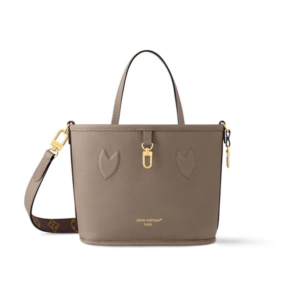 Louis Vuitton Neverfull Bandoulière Inside Out BB Dark Fango Cowhide 26.5cm M12109