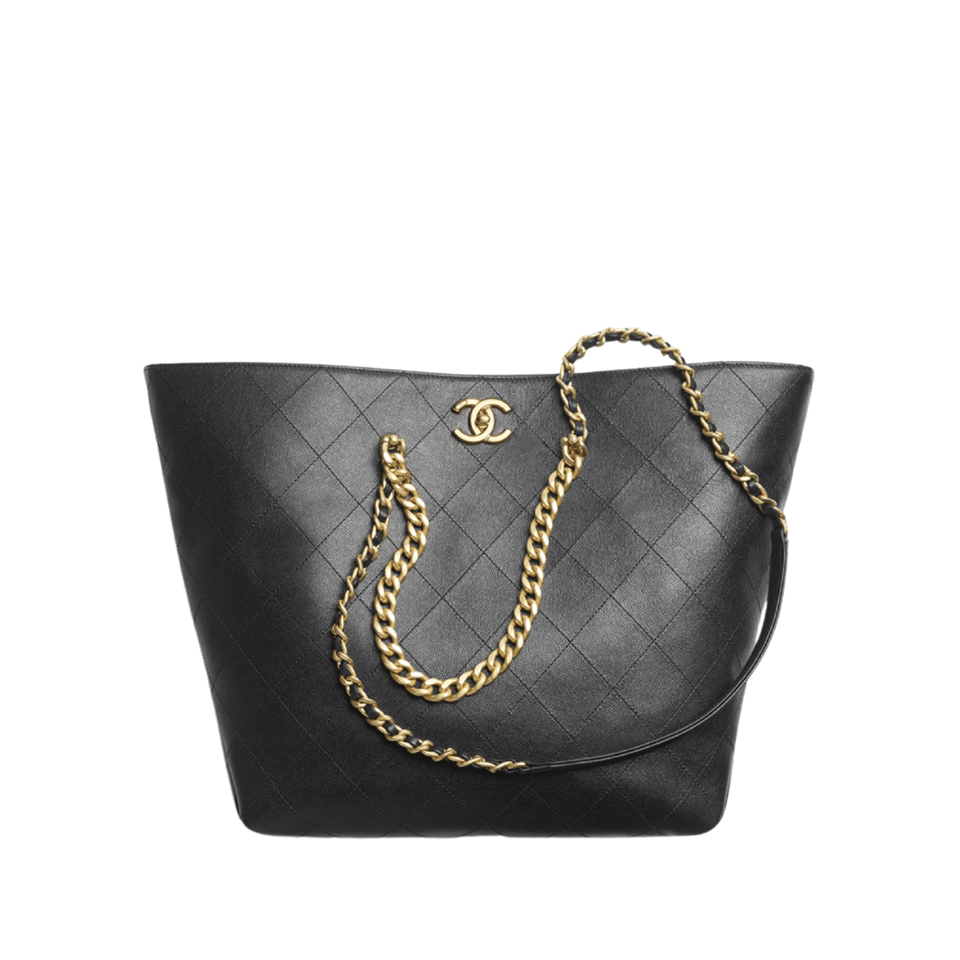 Chanel Classic Black Quilted Tote 42cm/16.5in view 2