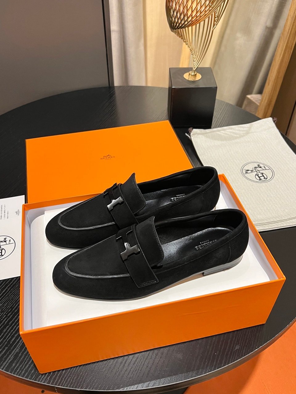 Hermes Paris Loafer Black view 7