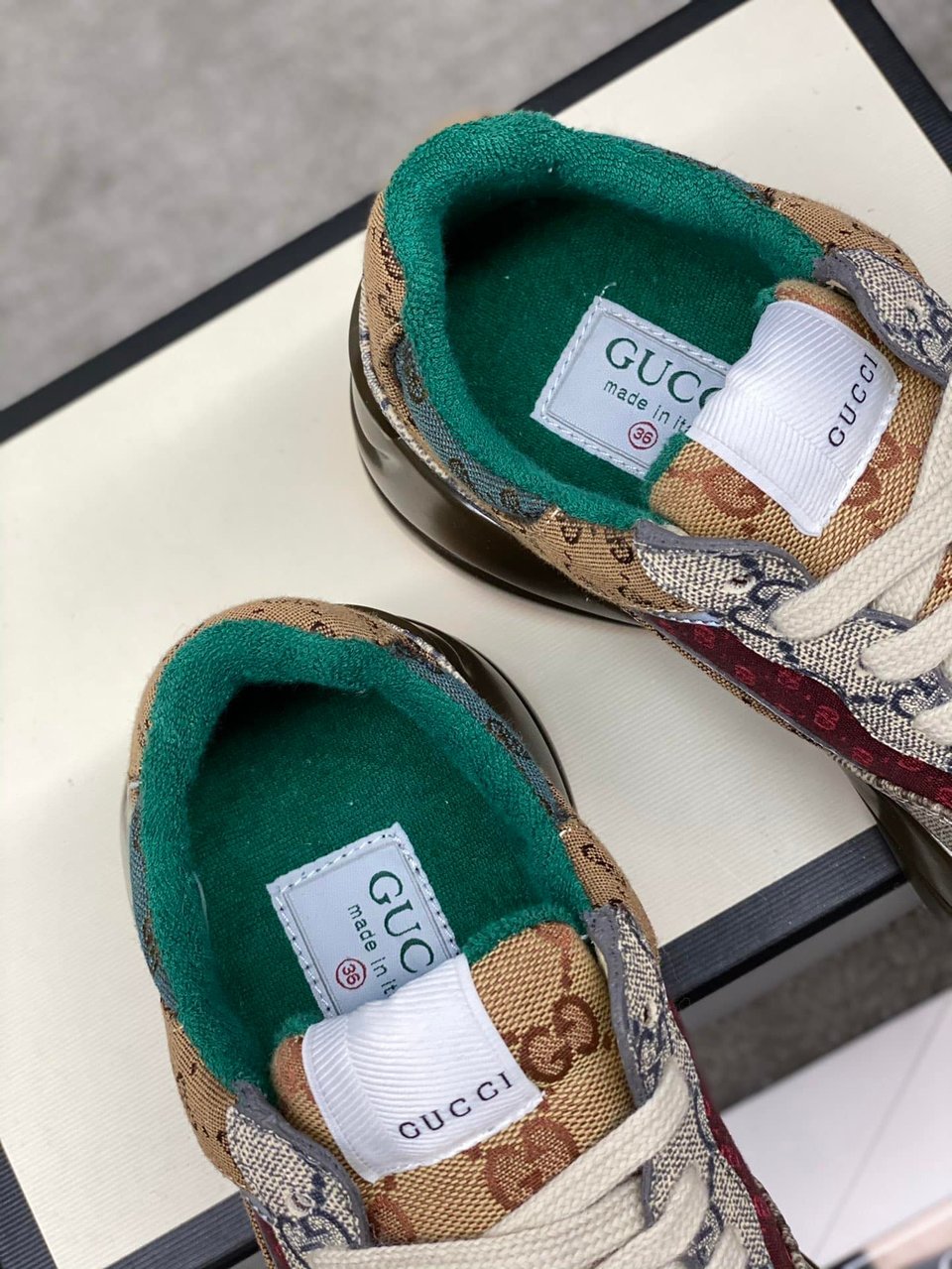 Gucci Women’S Gg Rhyton Sneaker ?619891 99Wg0-6060 view 3