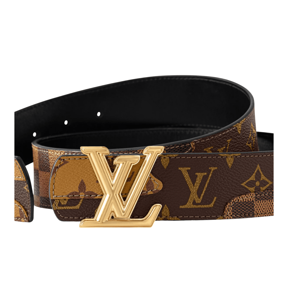 Louis Vuitton LV Dimension Monogram Landscape 40mm Reversible Men Belt M4394U view 3