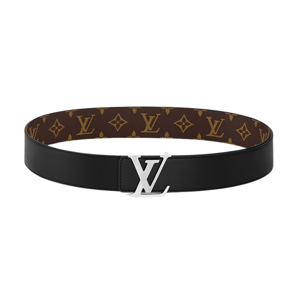 Louis Vuitton LV Silver Initiales 40mm Reversible Men Belt M9821V view 5