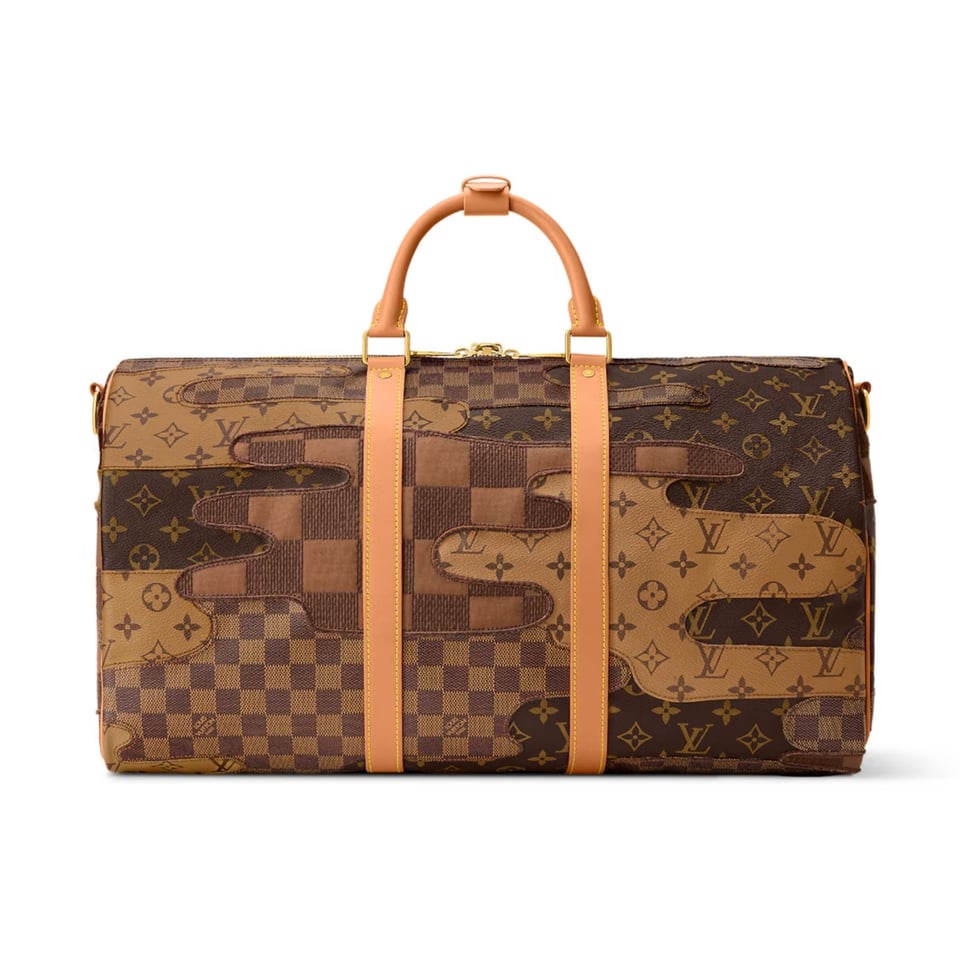 Louis Vuitton Keepall Bandoulière Bag 50cm/19.7in Brown Monogram Landscape M26119 view 5
