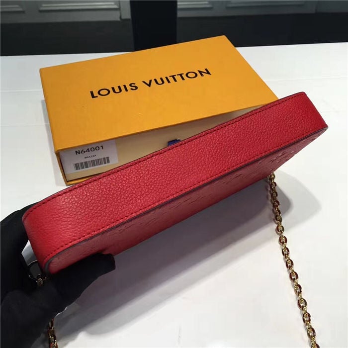Louis Vuitton F Licie Pochette Scarlet Red 21cm/8.3in view 5