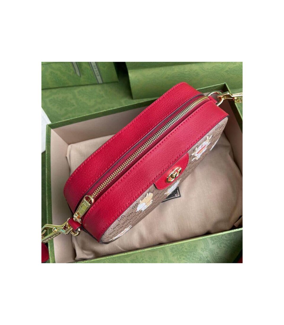 Gucci x Doraemon Small Shoulder Bag ‘Ebony’ 24cm view 9
