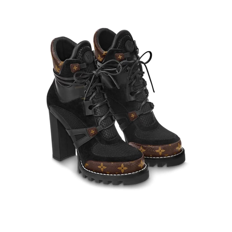 Louis Vuitton Star Trail Ankle Boot Mix Black 1Aabj3 view 2