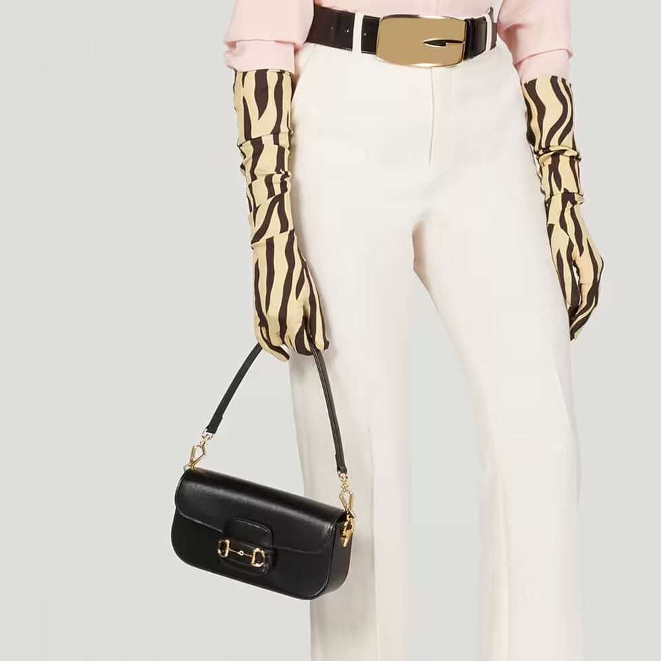Gucci Horsebit 1955 Leather Shoulder Bag view 5