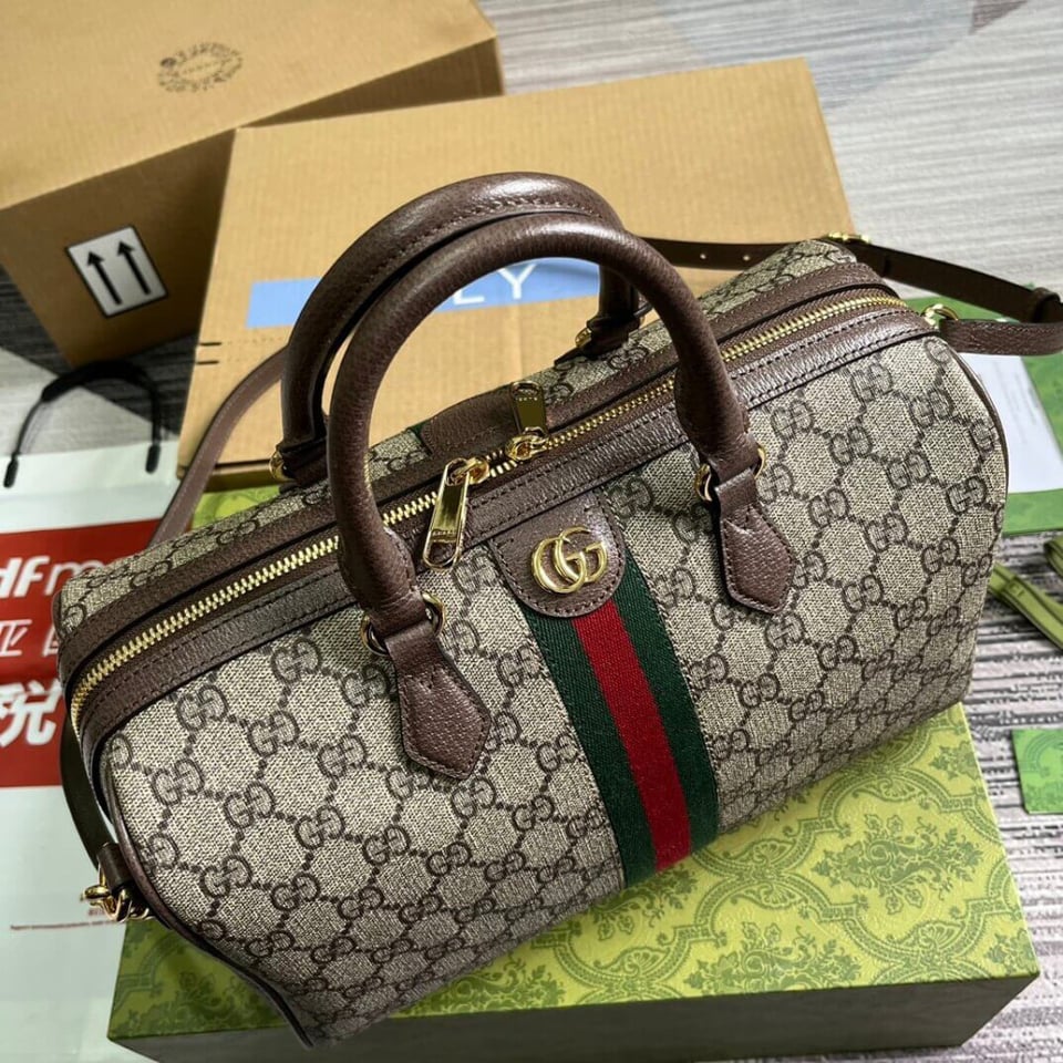 Gucci Ophidia GG Medium Top Handle Bag view 10
