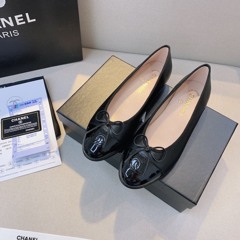 Chanel Flat Black Sandals G02819 Y01552 94305 view 7