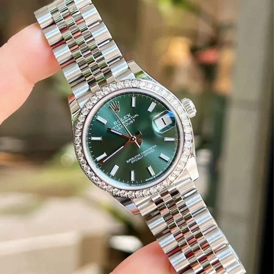 [Superclone] Rolex Datejust 36mm Mint Green Dial Jubilee 126284RBR view 3