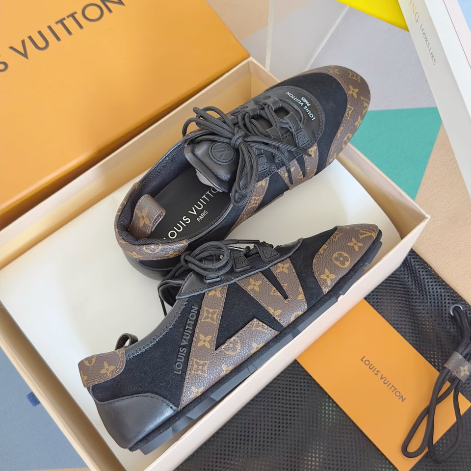 Louis Vuitton Sneakerina Monogram Canvas Brown – Ballet- Women’s Hybrid Sneakers view 3
