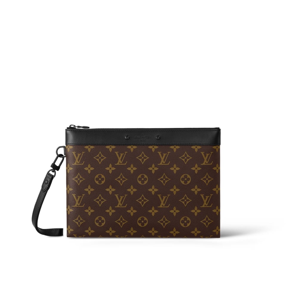 Louis Vuitton To Go Pochette Monogram Brown 30Cm For Men