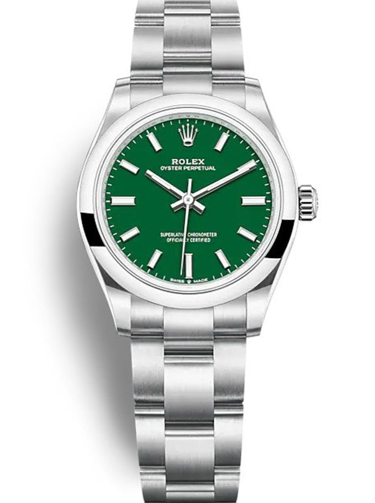 Rolex Oyster Perpetual Lady 31mm Green Dial 277200 view 2