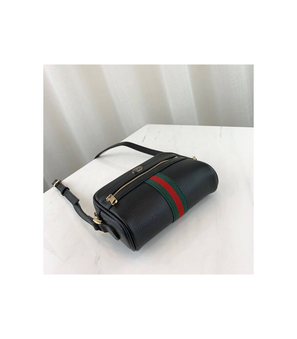 Gucci Ophidia Leather Mini Bag Black view 8