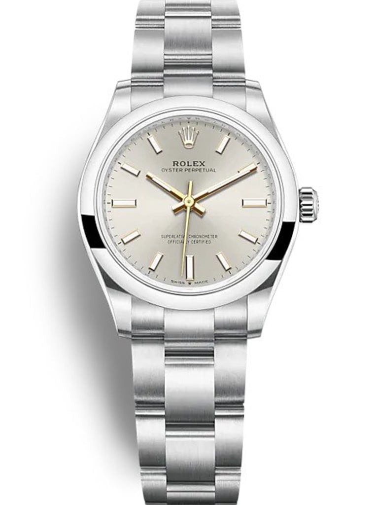 Rolex Oyster Perpetual Lady 31mm Silver Dial 277200 view 2