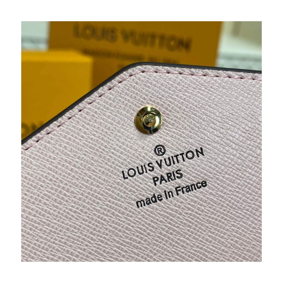Louis Vuitton Monogram Cavas Sarah Wallet Pink view 10