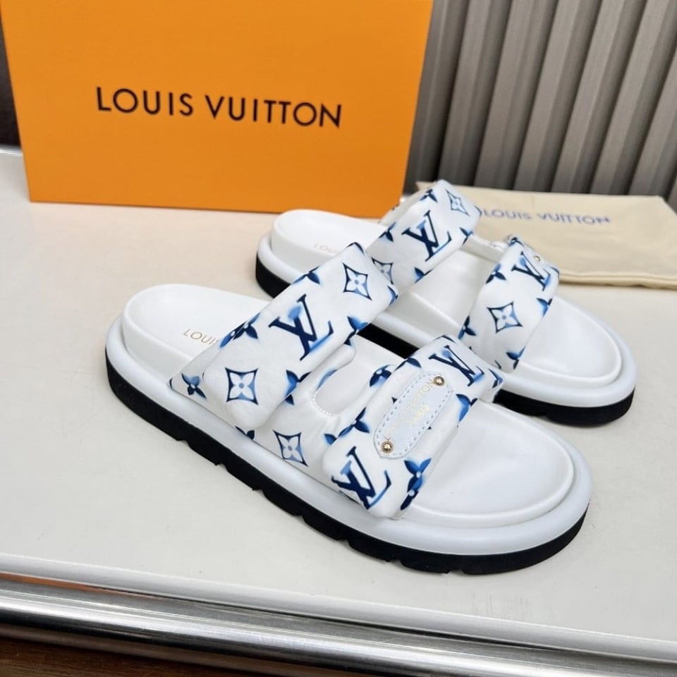Louis Vuitton Monogram Pool Slides view 3