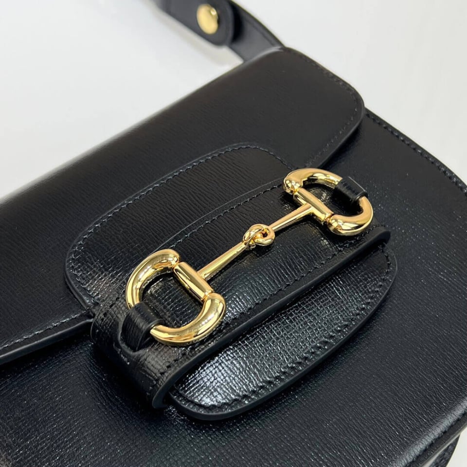 Gucci Leather Horsebit 1955 Mini Rounded Bag view 11