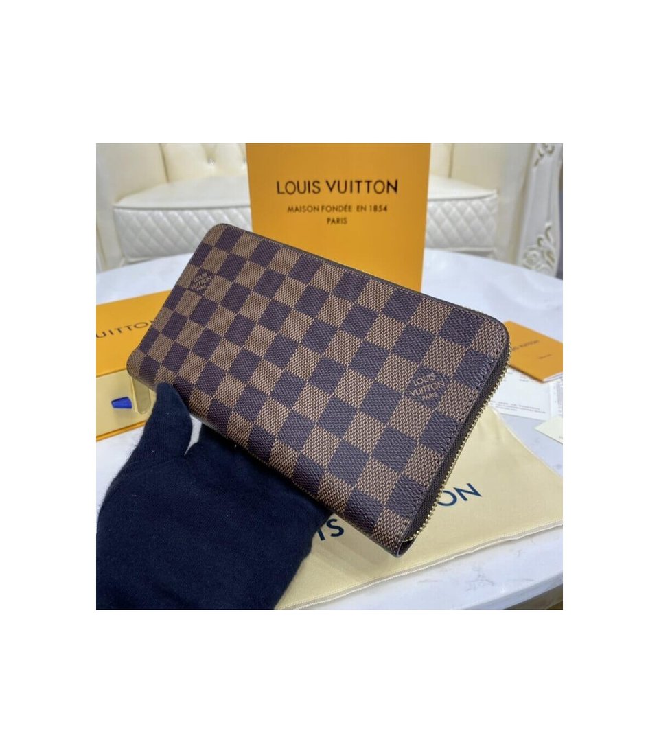 Louis Vuitton Damier Ebene Zippy Organizer view 3
