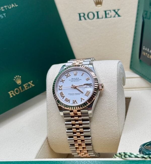[Superclone] Rolex Datejust 36mm White Dial Everose Jubilee 126231 view 2