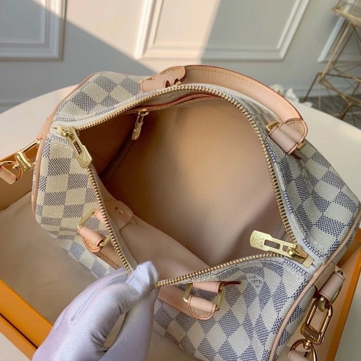 Louis Vuitton Speedy Bandoulière 30 Damier Azur 30cm N41370 view 8