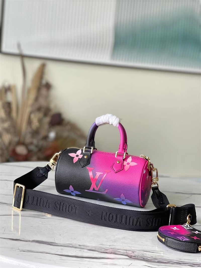 Louis Vuitton Papillon Bb 20Cm Midnight Fuchsia view 4