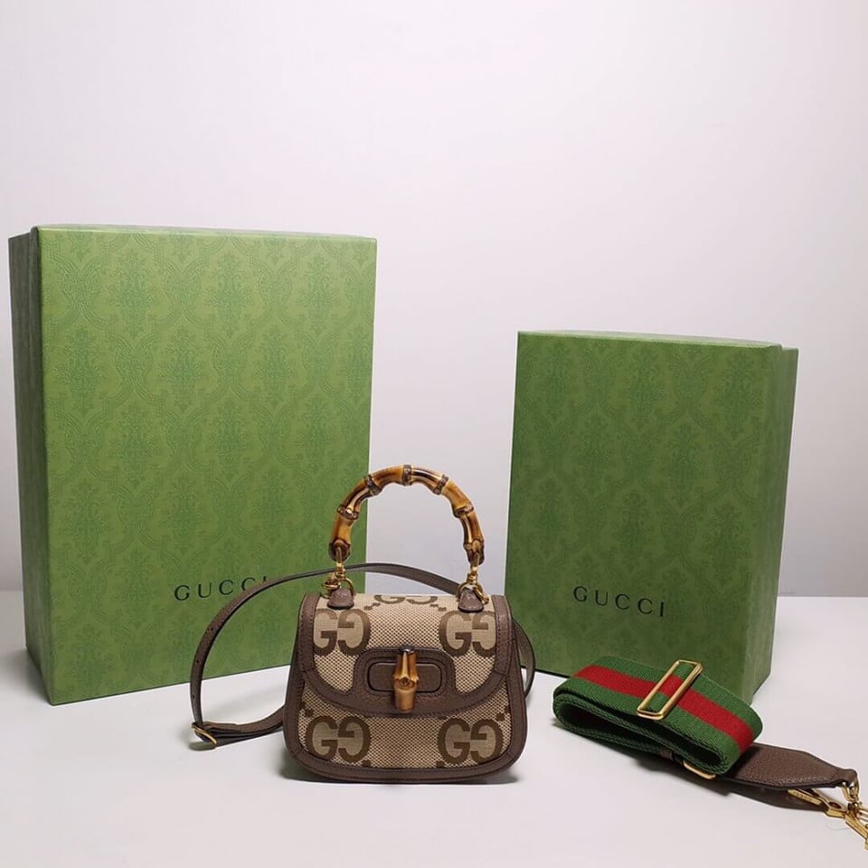 Gucci Bamboo 1947 Jumbo GG Mini Bag view 5