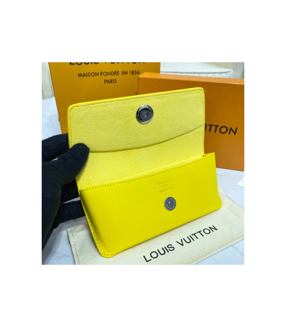 Louis Vuitton Damier Azur Woody Glasses Case view 8