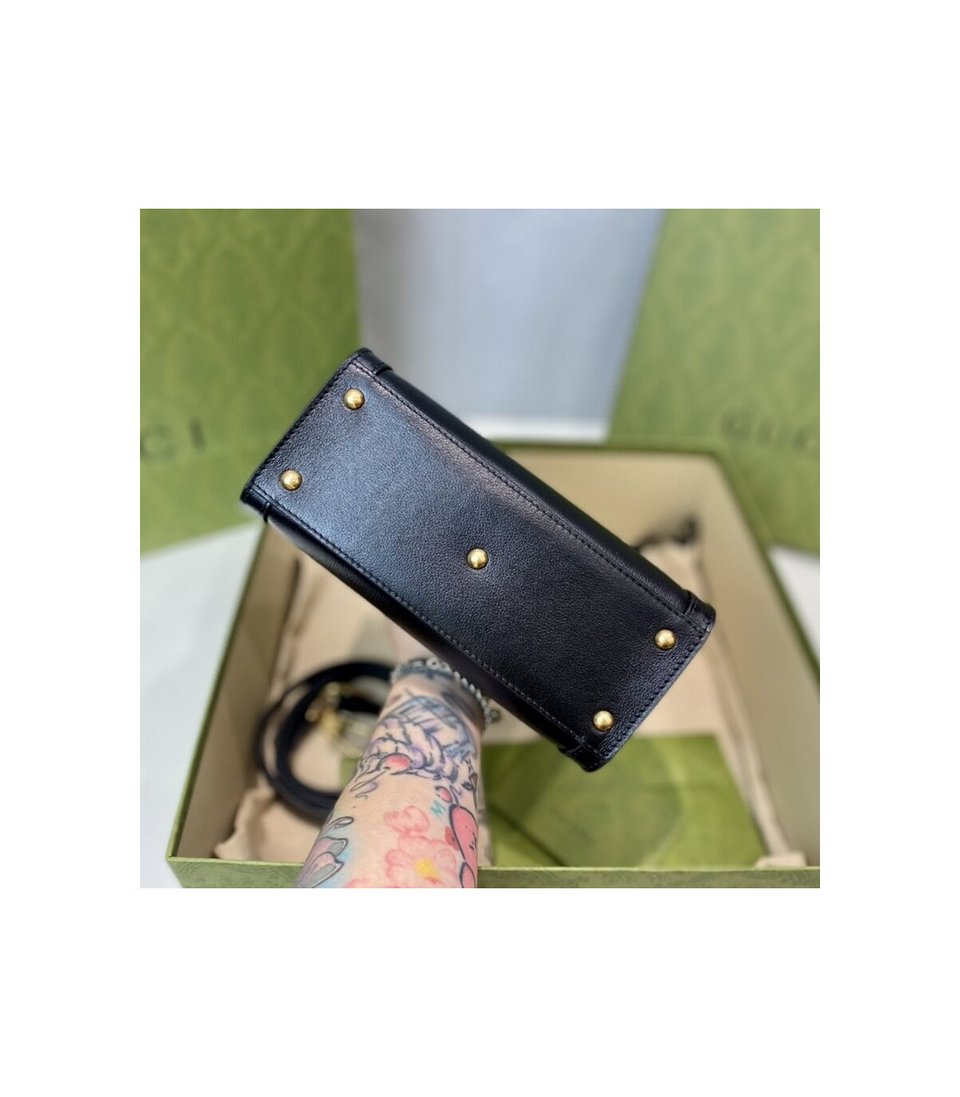 Gucci Diana Mini Tote Bag Black view 13