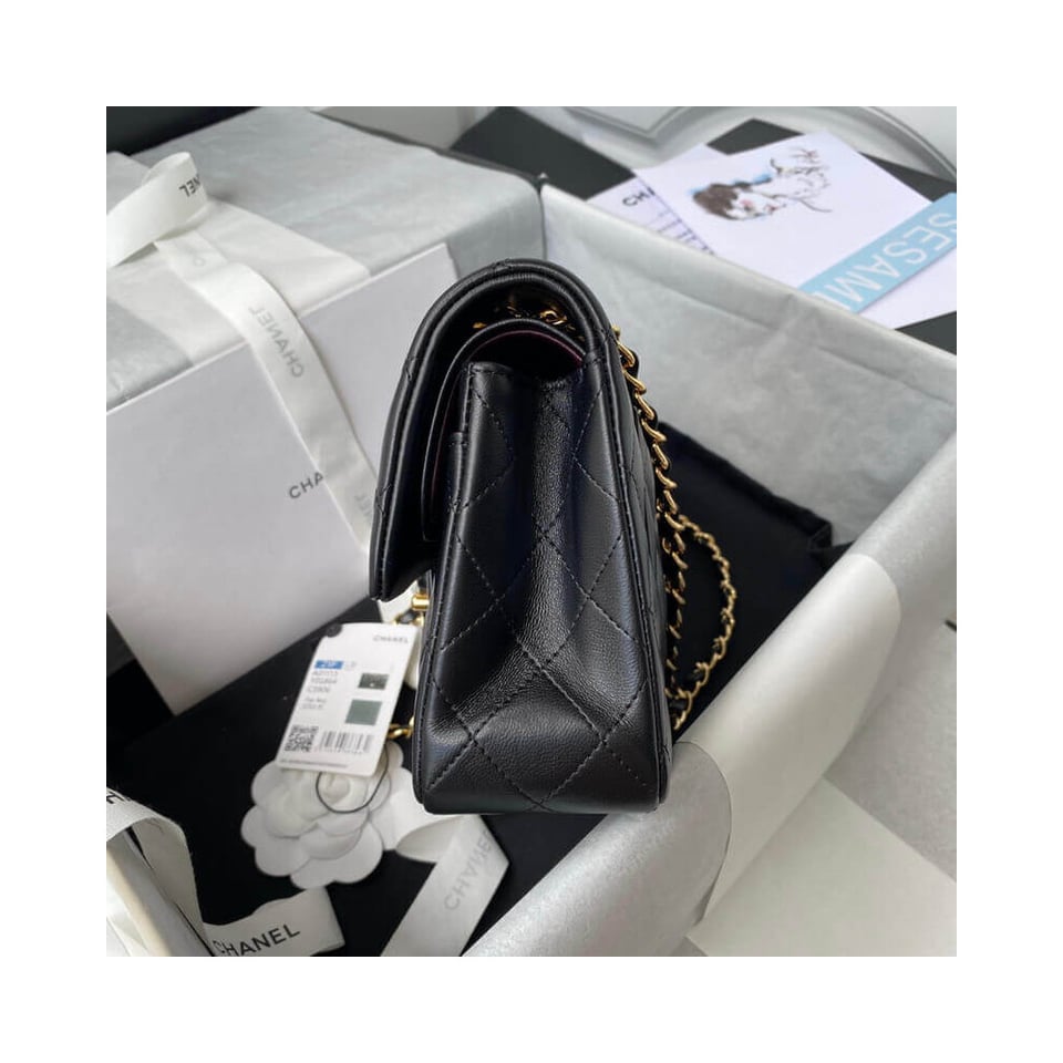 Chanel Lambskin Small Double Flap Bag 23cm view 7