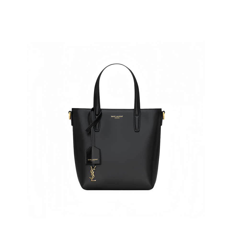 Saint Laurent Shopping Saint Laurent Mini Bag In Box Black 18Cm view 2