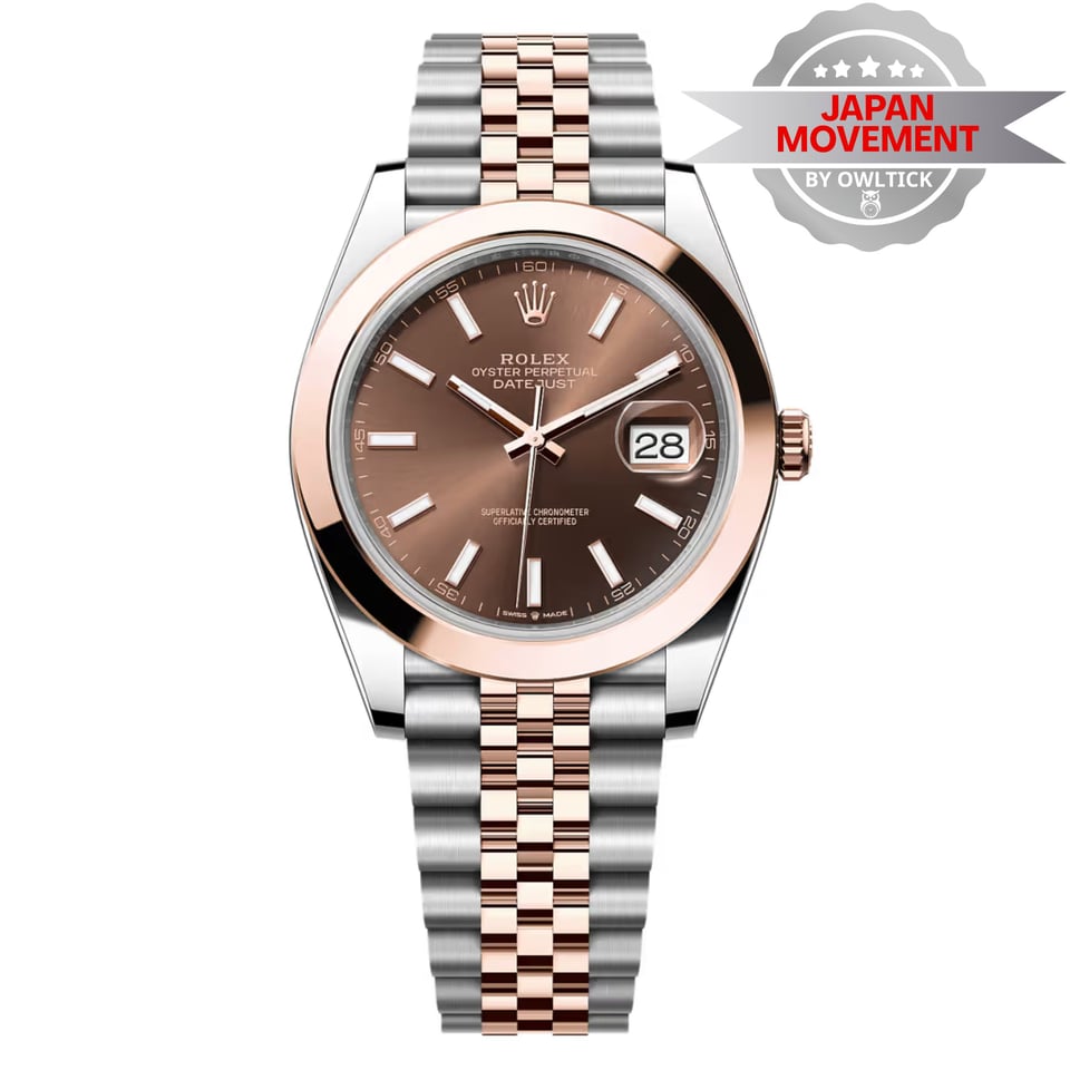 [Superclone] Rolex Datejust 41mm Chocolate Dial Jubilee 126303