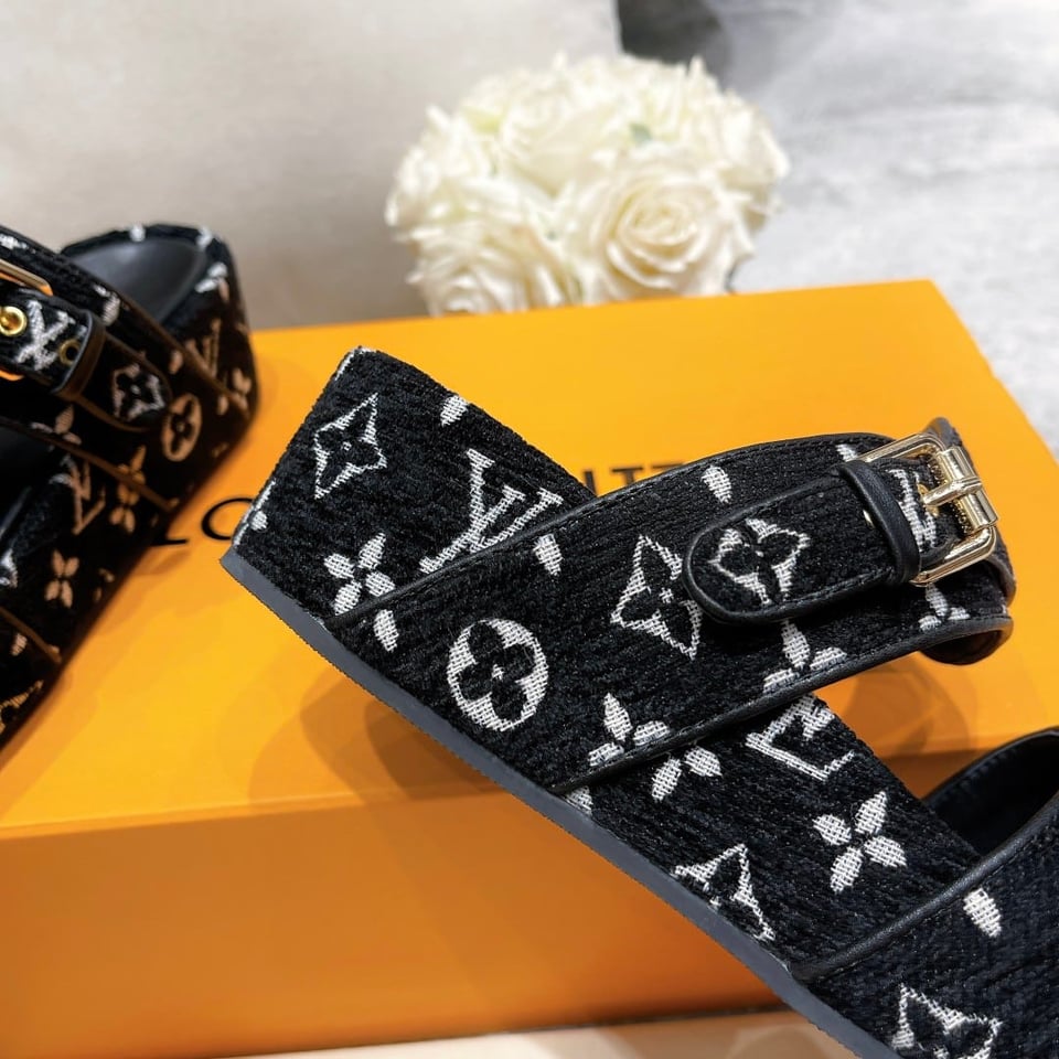 Louis Vuitton Mule Jumbo Flatform Black 1A94Uw view 10