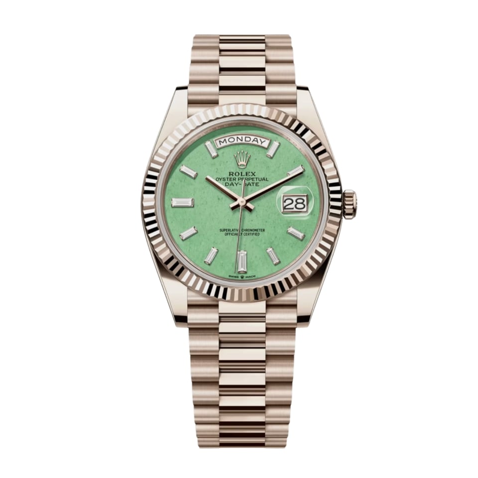 [Superclone] Rolex Day-Date 40mm Light Green Aventurine Dial President 228235JG view 2
