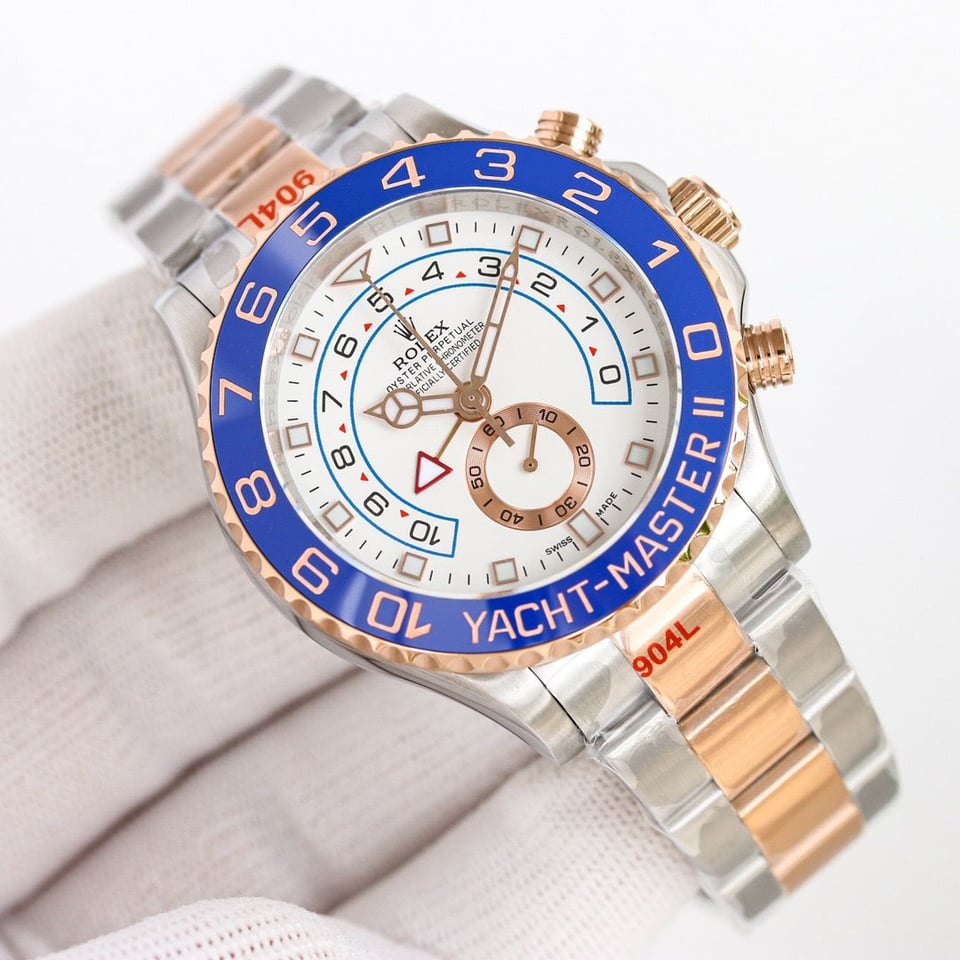 [Superclone] Rolex Yacht-Master II 116681-0002 White Dial Oyster 44mm view 2