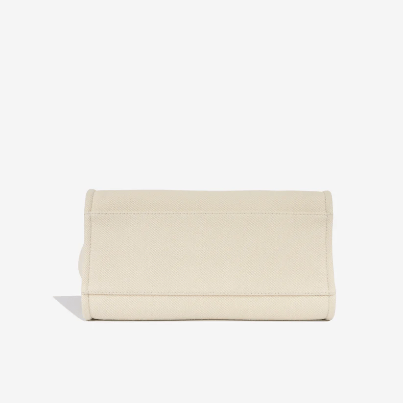 Chanel Shopping Bag With Pearls White 38Cm view 5
