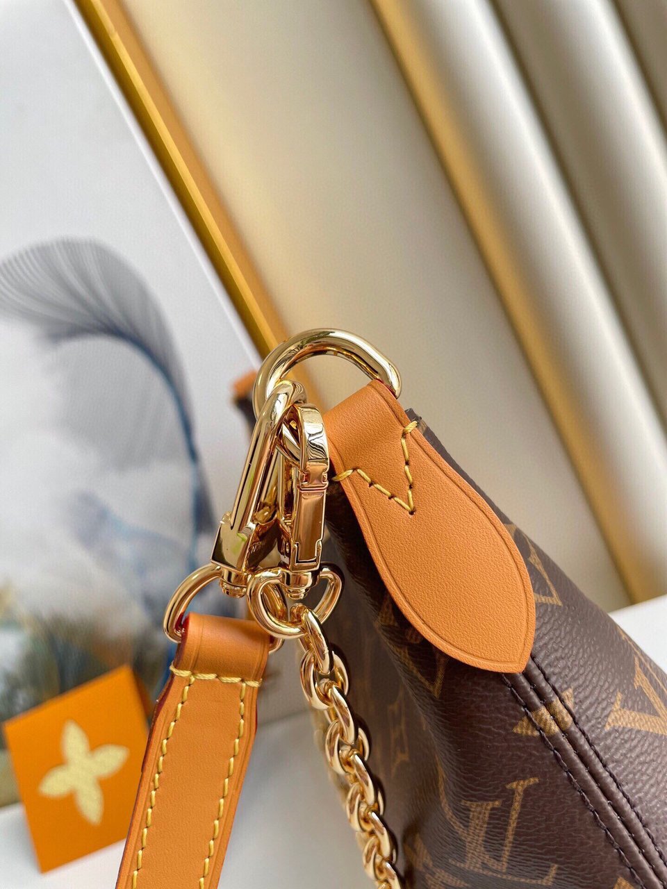 Louis Vuitton Lv Boulogne Monogram Canvas Beige M45832 29cm/ 11.8in view 15