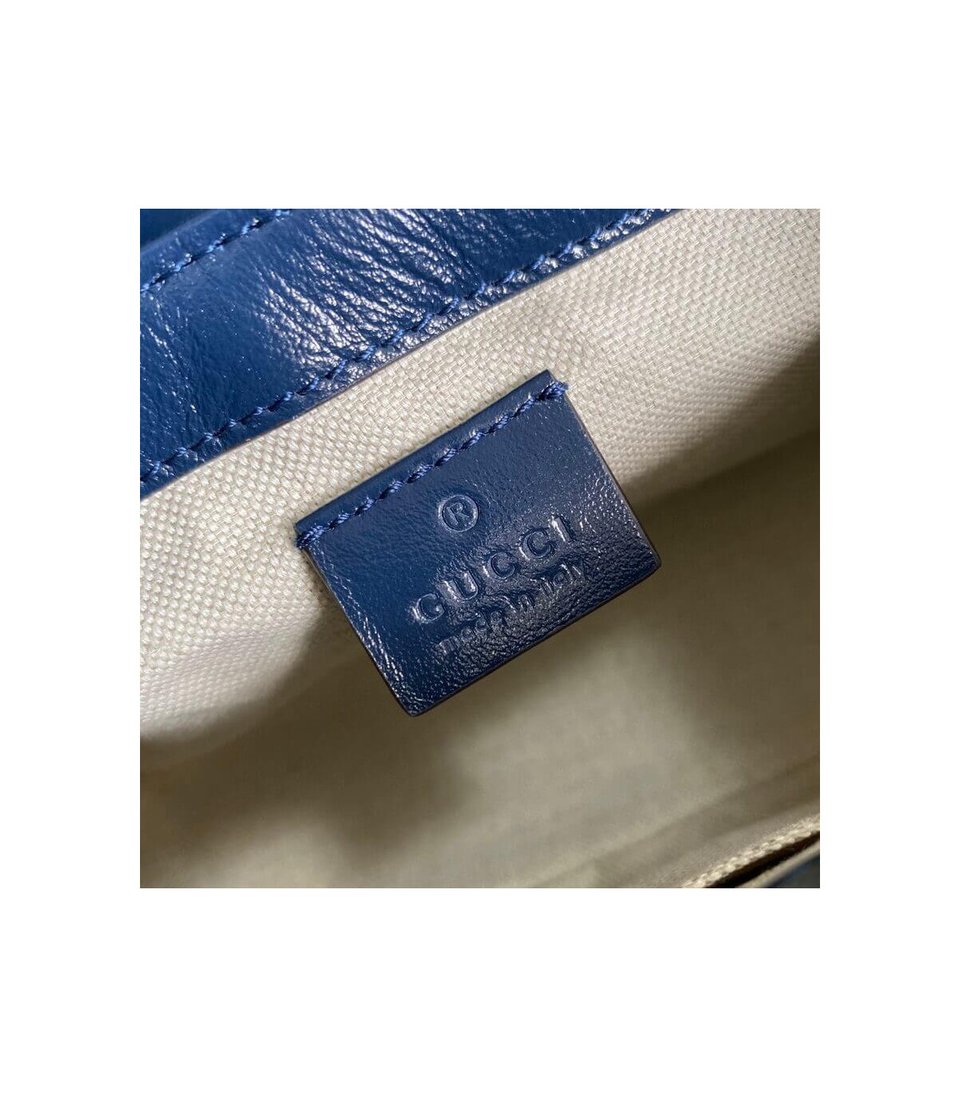 Gucci GG Marmont Multicolour Mini Top Handle Bag Pink view 10
