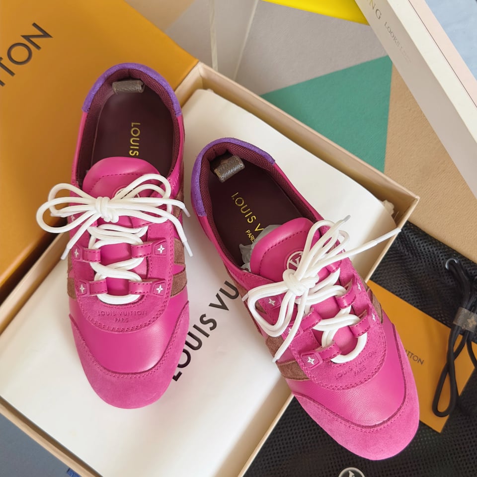 Louis Vuitton Sneakerina Pink &amp; Purple – Women’s Ballet-Inspired Slim Sneakers view 11