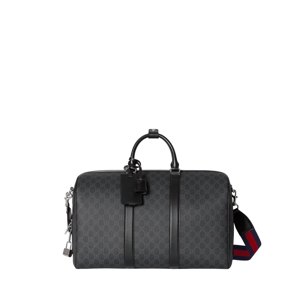 Gucci GG Black Medium Duffle Bag 45cm/17.7in 792074