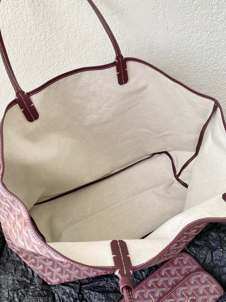Goyard Saint Louis Gm 40Cm Burgundy Canvas view 9