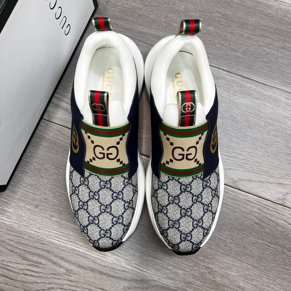 Gucci Sneaker Gg Canvas Blue White view 8
