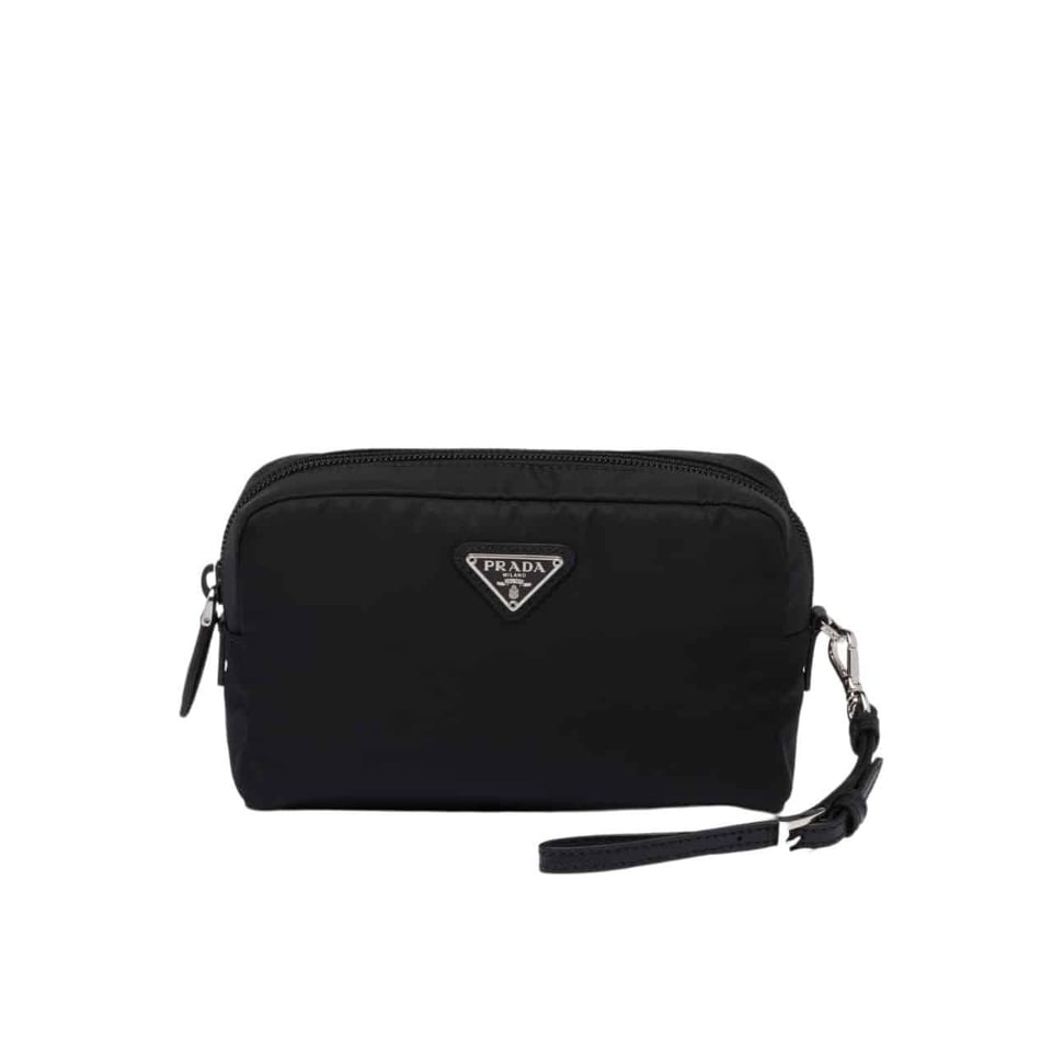 Prada Re Nylon Toiletry Bag Black 16Cm view 2