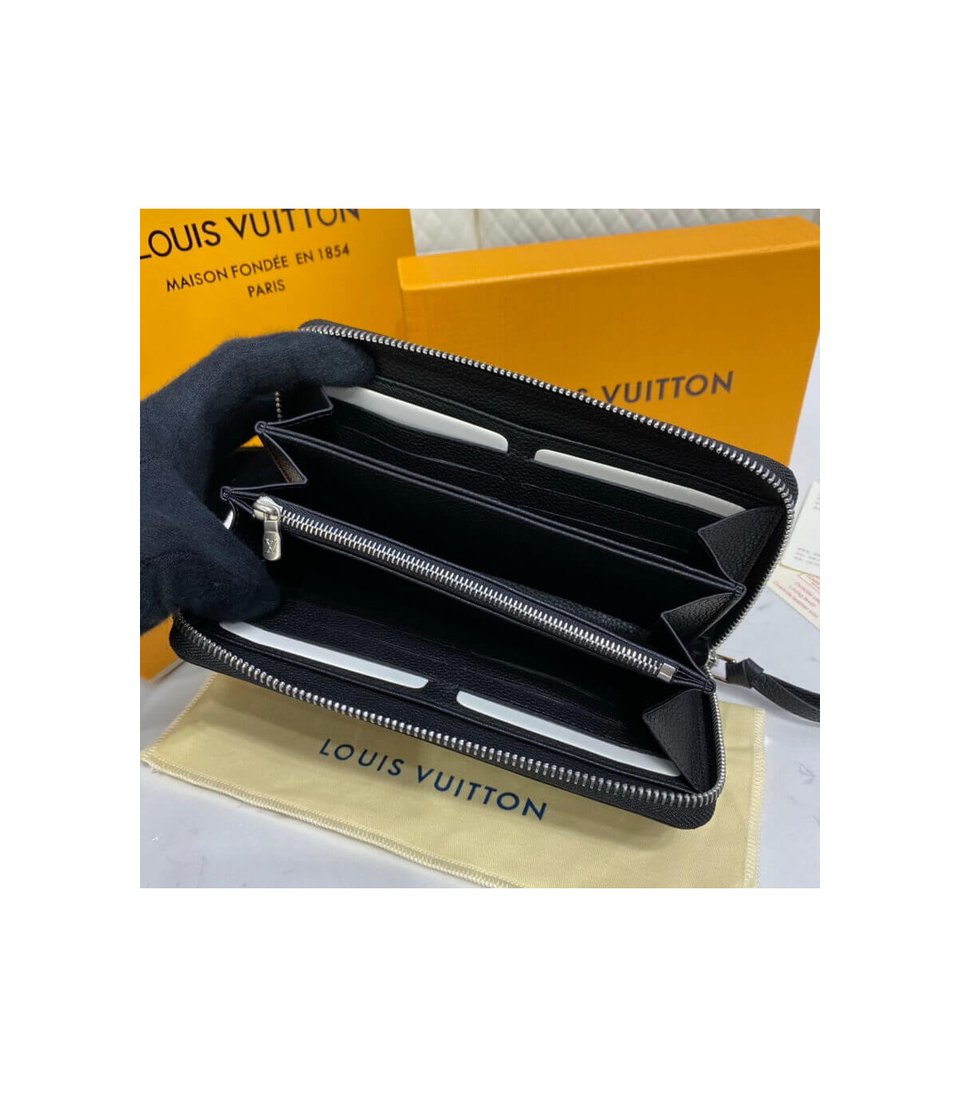 Louis Vuitton Lockme Zippy Wallet Black view 11