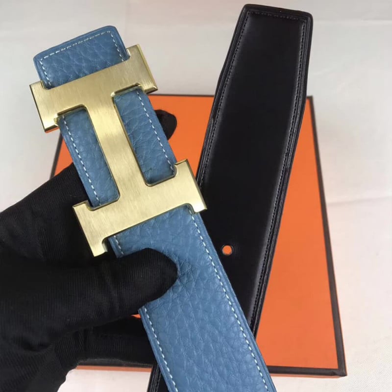 Hermes H Belt Buckle &amp; Reversible Leather Strap 38 mm HB04 view 6