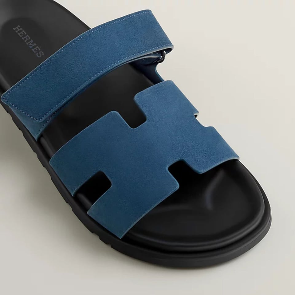 Hermes Chypre Sandal Bleu Turquin Color Goatskin H222856ZHBT400 view 6