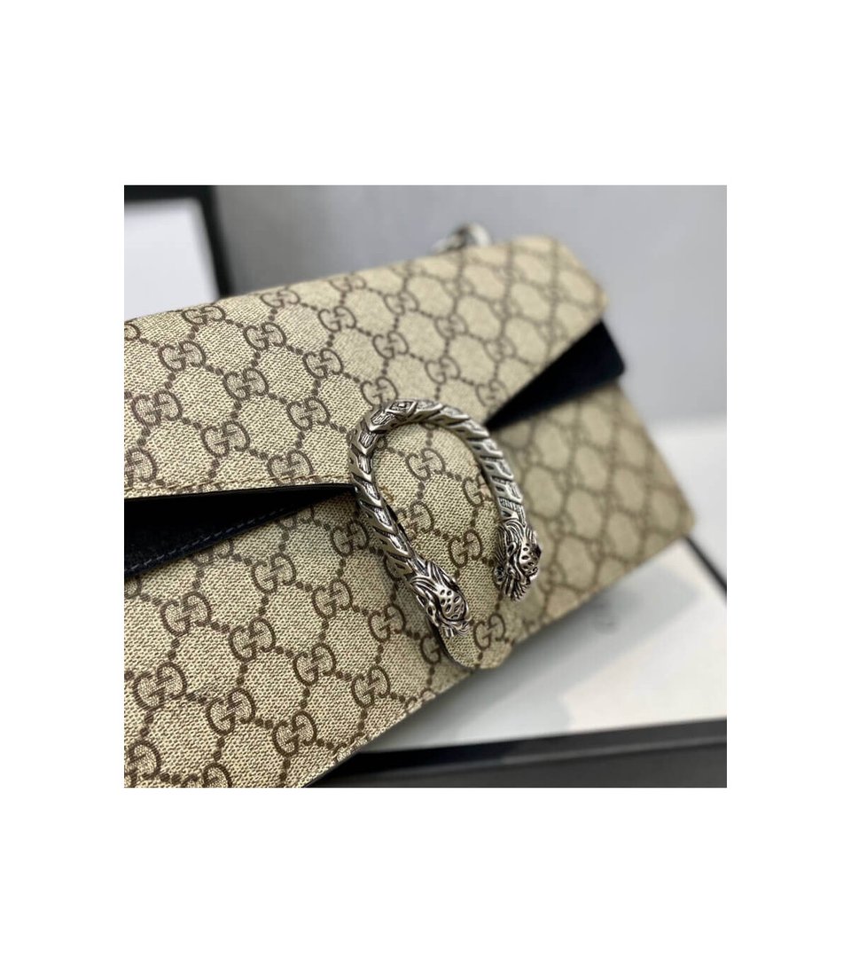 Gucci Dionysus Small GG Shoulder Bag Black view 6